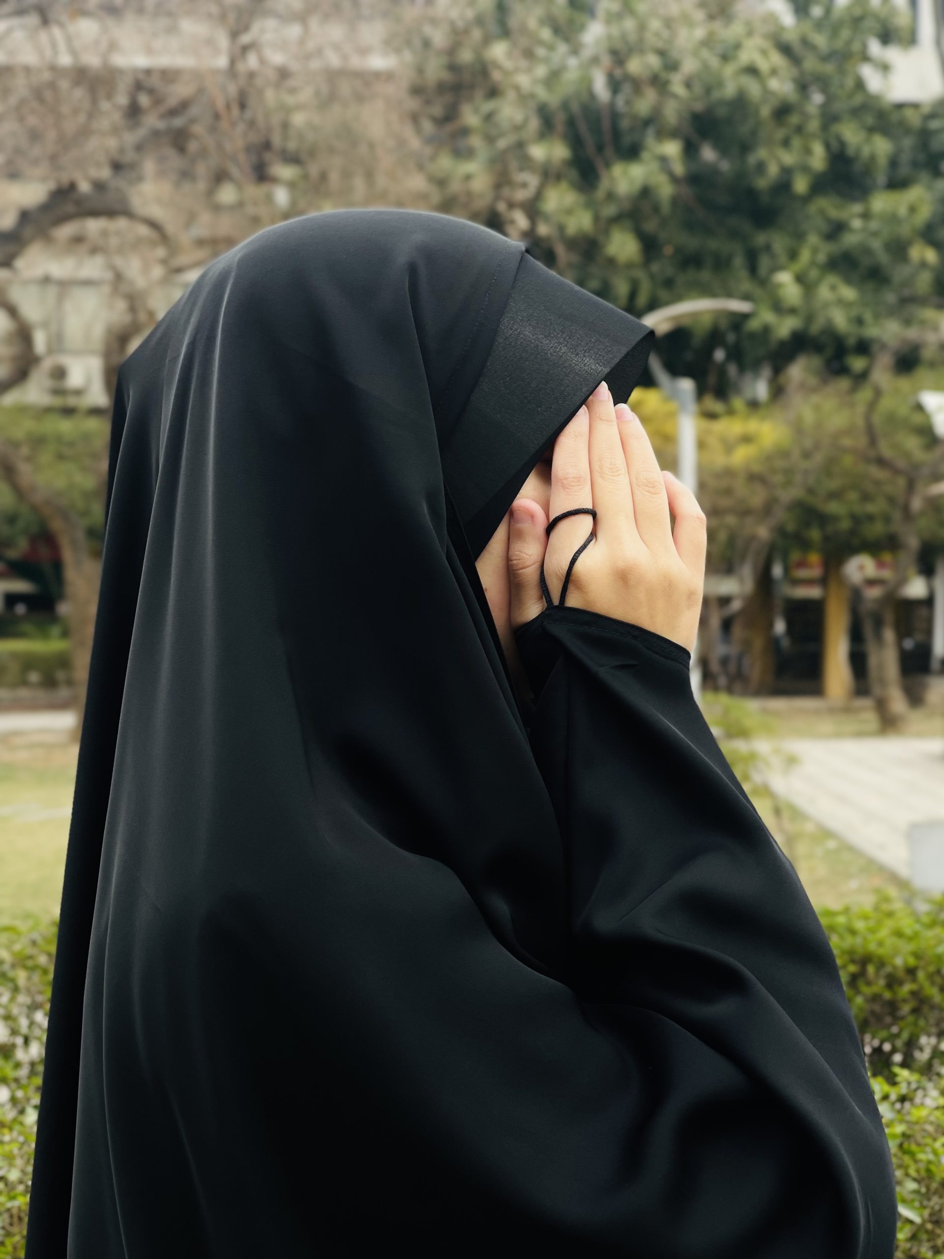 Simple Irani Abaya-with sleeves - Image 3